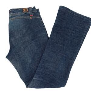 2/$30 Vintage Joe's Jeans Size 25 Straight Leg Dark Wash Slip Button Fly